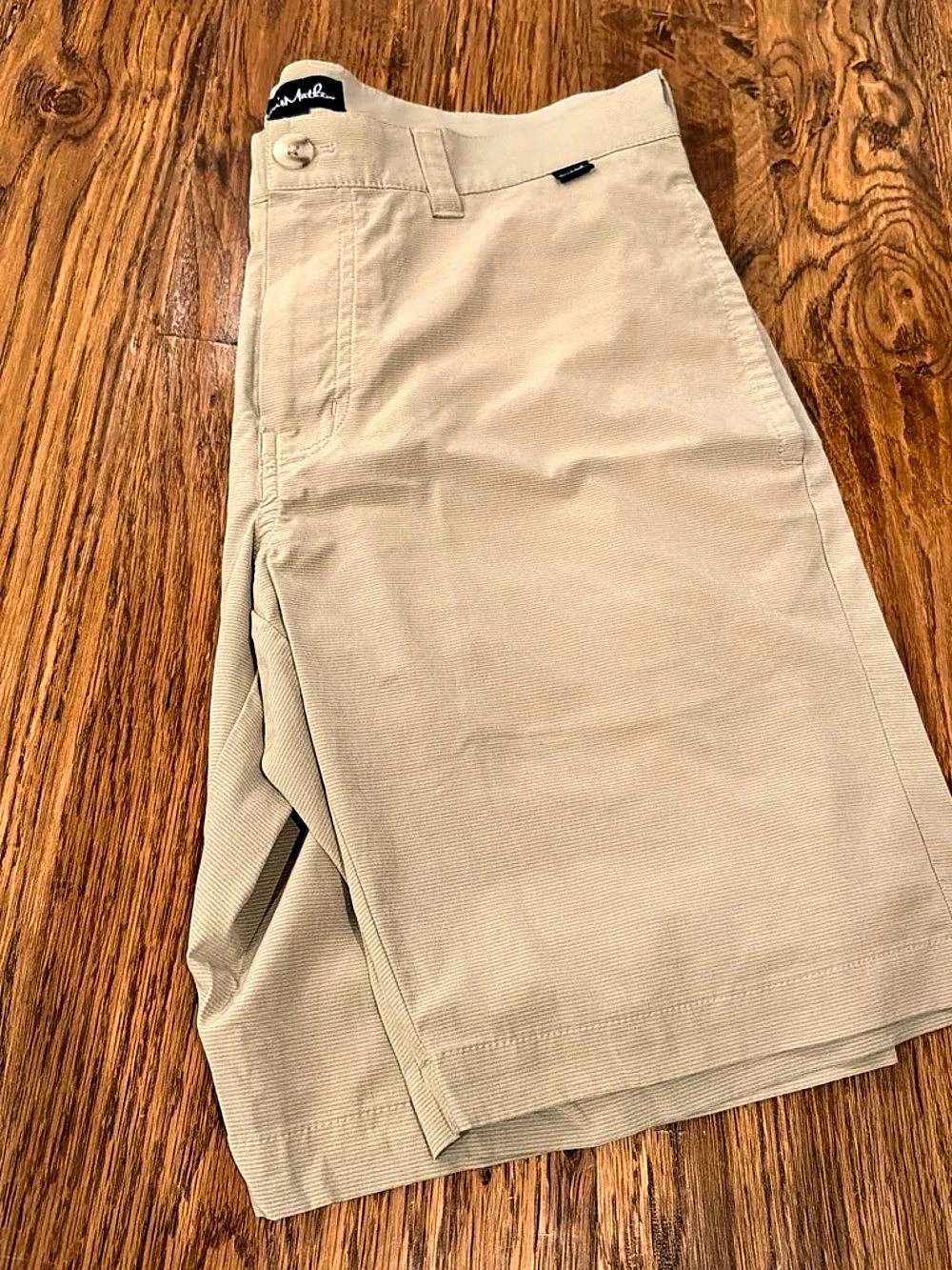TravisMathew Performance Short Flat Front Shorts Beige Waist 32